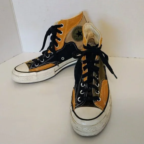 CONVERSE CHUCK TAYLOR CAMO PATCHWORK HIGH TOP M-7.5, W-9 - Picture 7 of 12